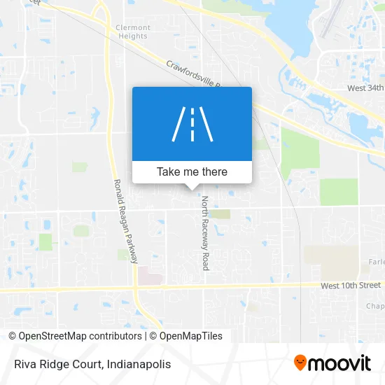 Riva Ridge Court map