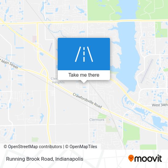 Running Brook Road map