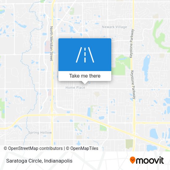 Saratoga Circle map