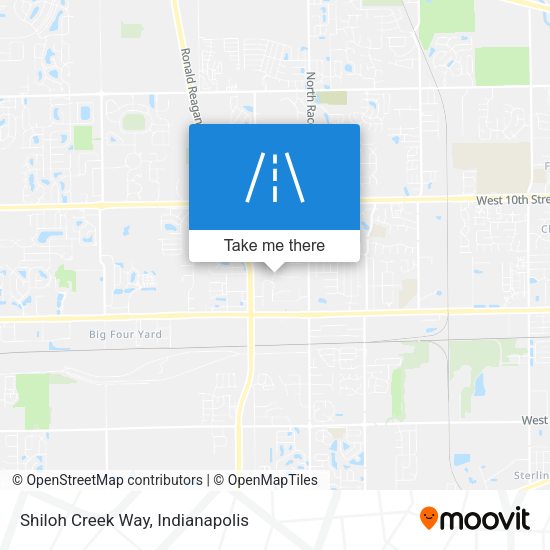 Shiloh Creek Way map