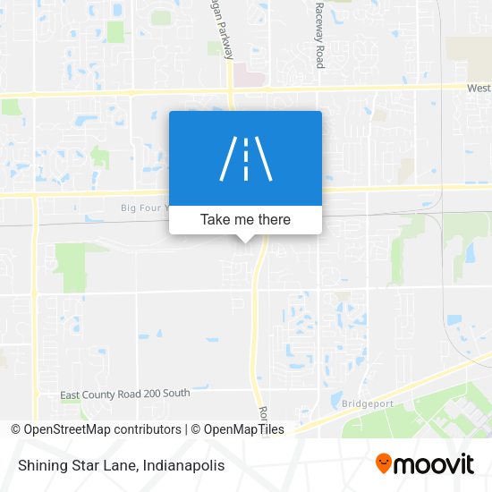 Shining Star Lane map