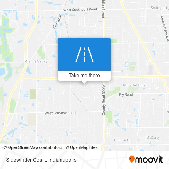 Sidewinder Court map