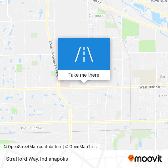 Stratford Way map