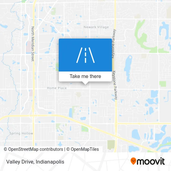 Valley Drive map