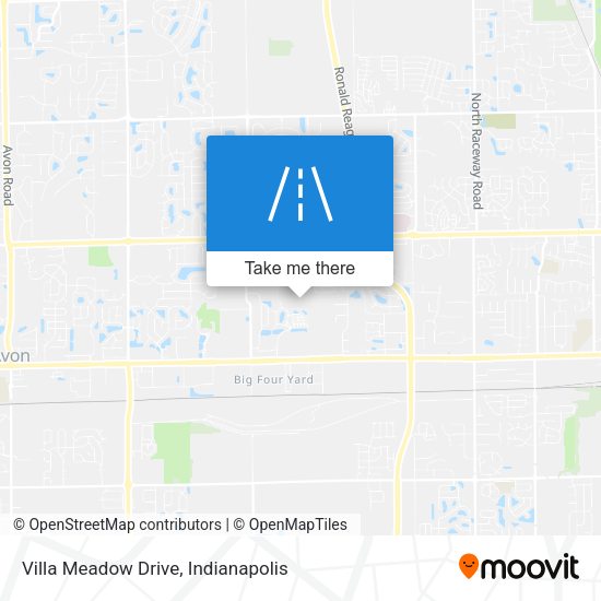 Villa Meadow Drive map