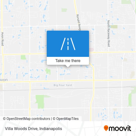 Villa Woods Drive map
