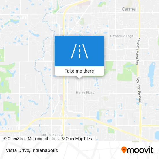 Vista Drive map