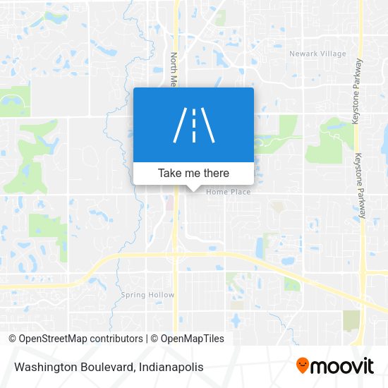 Washington Boulevard map