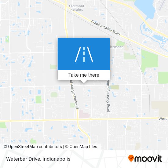 Waterbar Drive map