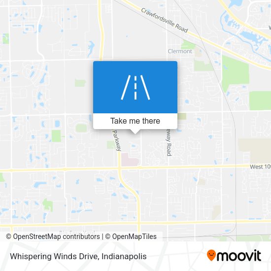 Whispering Winds Drive map