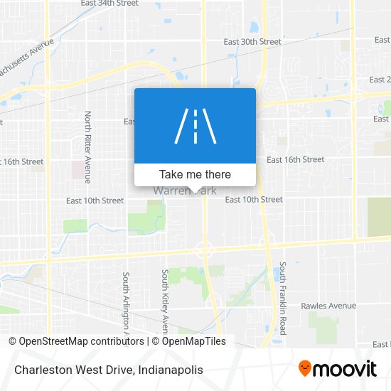 Charleston West Drive map