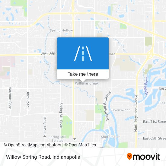 Mapa de Willow Spring Road