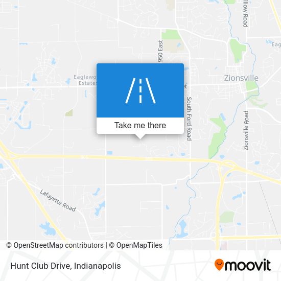 Hunt Club Drive map
