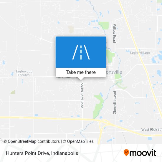 Hunters Point Drive map