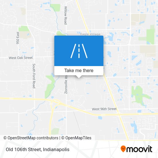 Old 106th Street map