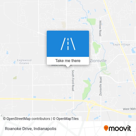 Mapa de Roanoke Drive