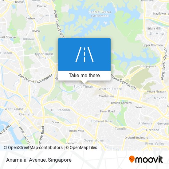Anamalai Avenue map