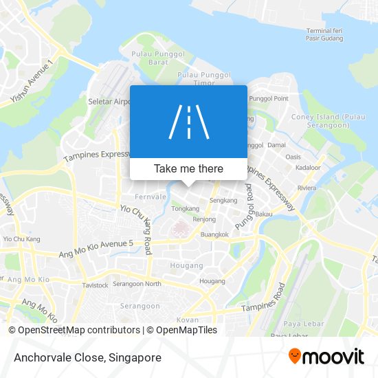 Anchorvale Close map