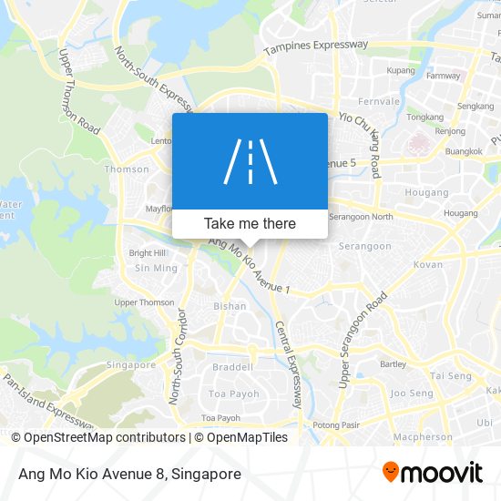 Ang Mo Kio Avenue 8 map