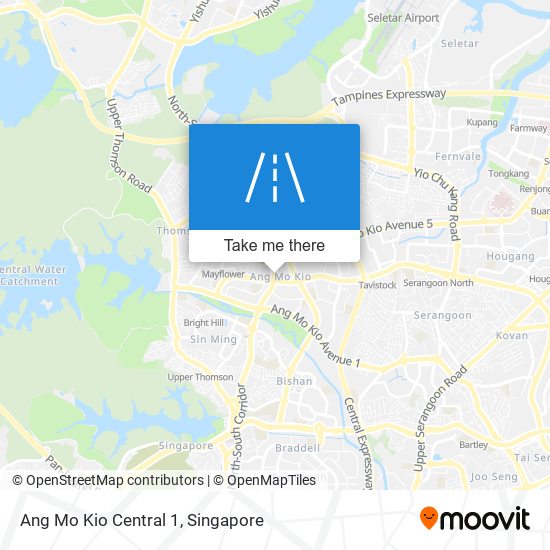 Ang Mo Kio Central 1 map