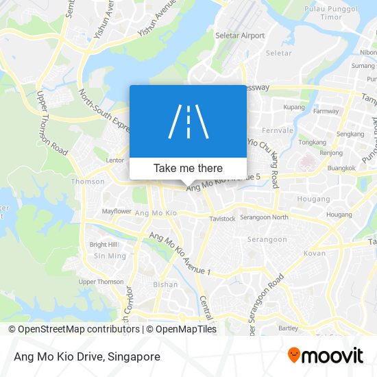 Ang Mo Kio Drive map