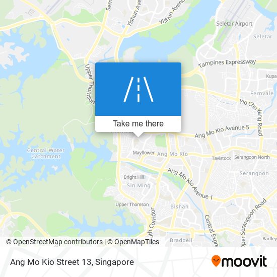 Ang Mo Kio Street 13 map