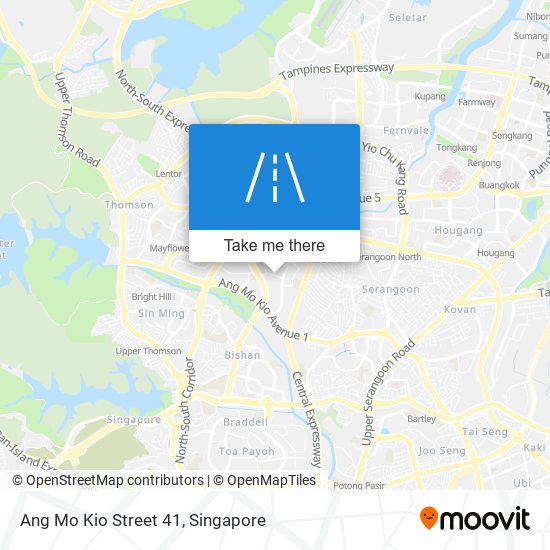 Ang Mo Kio Street 41 map