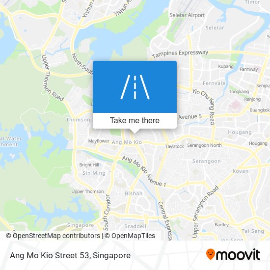 Ang Mo Kio Street 53 map