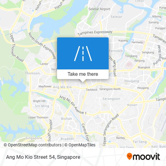 Ang Mo Kio Street 54 map