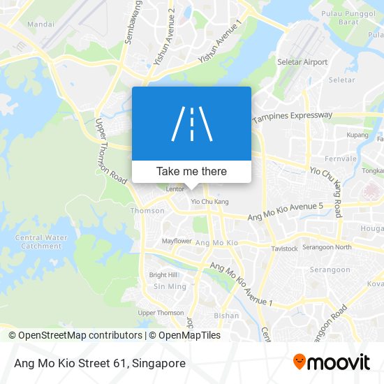 Ang Mo Kio Street 61 map