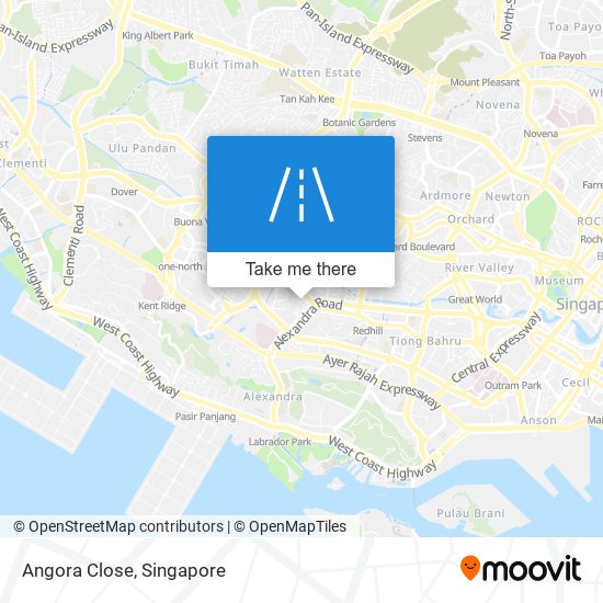 Angora Close map