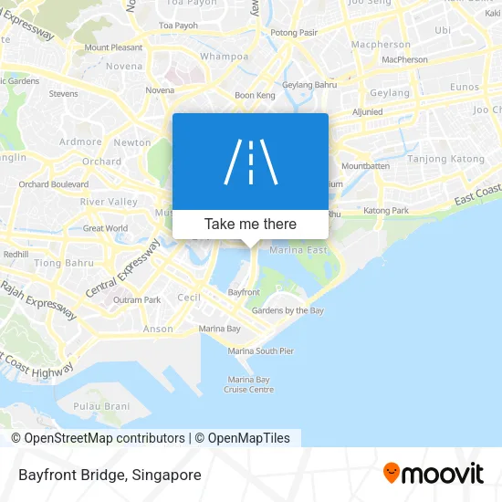Bayfront Bridge map
