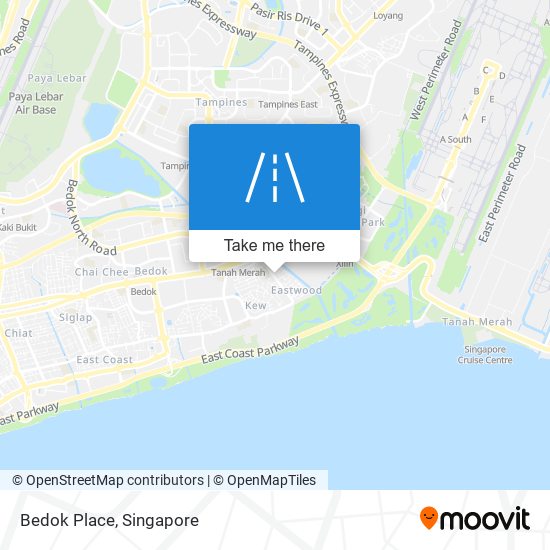 Bedok Place map