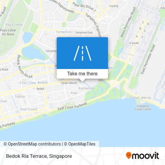 Bedok Ria Terrace map