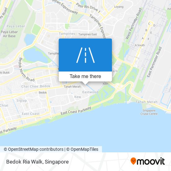 Bedok Ria Walk map