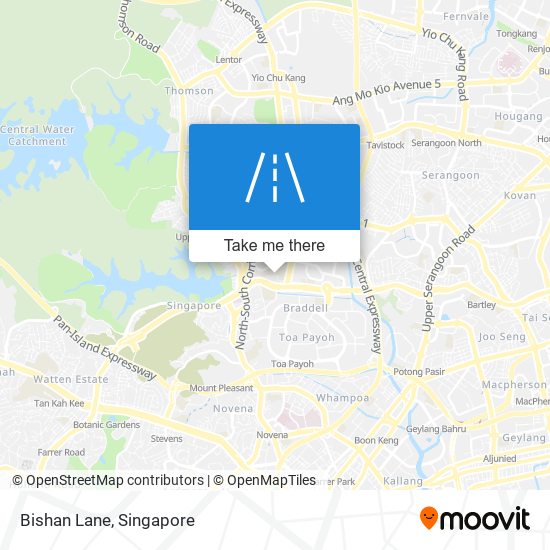 Bishan Lane map