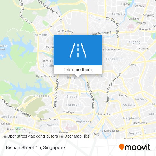 Bishan Street 15 map