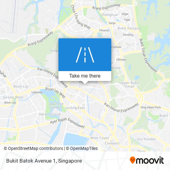 Bukit Batok Avenue 1 map