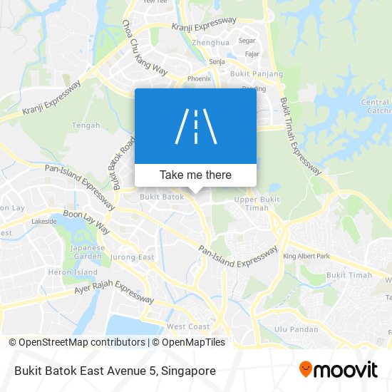 Bukit Batok East Avenue 5地图