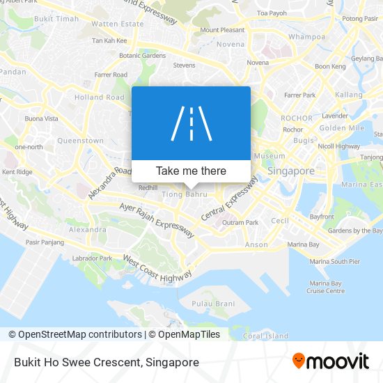 Bukit Ho Swee Crescent map