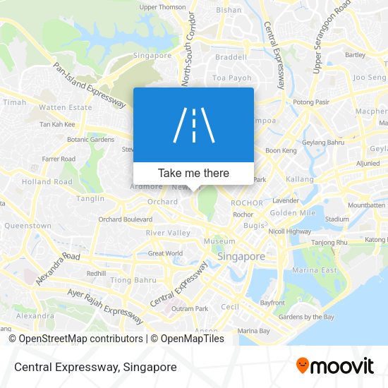 Central Expressway map