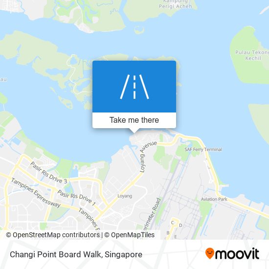 Changi Point Board Walk地图