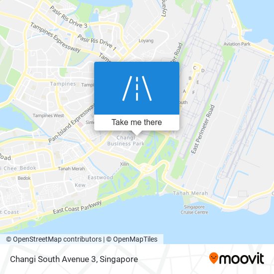 Changi South Avenue 3 map