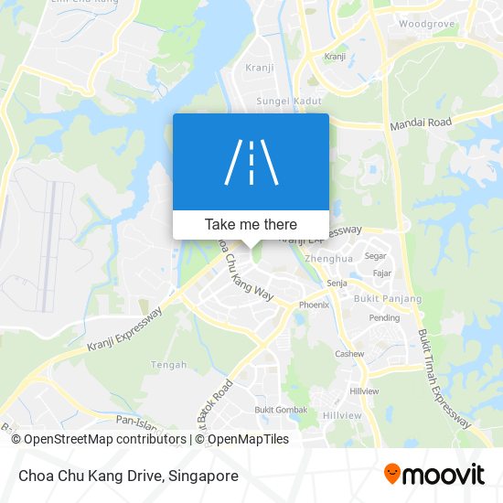 Choa Chu Kang Drive map