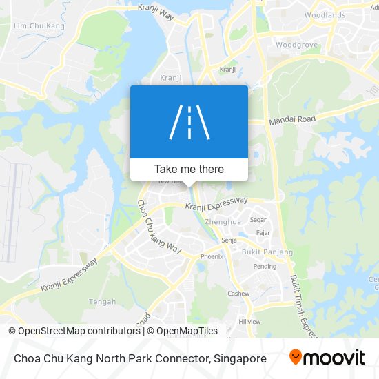 Choa Chu Kang North Park Connector map