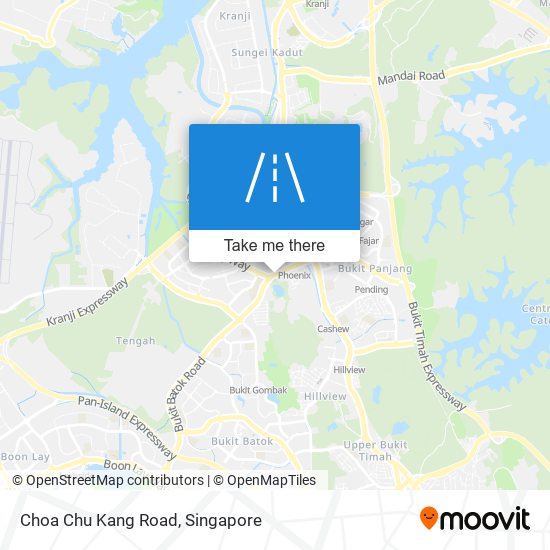 Choa Chu Kang Road map