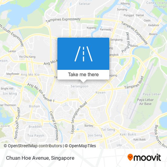 Chuan Hoe Avenue map