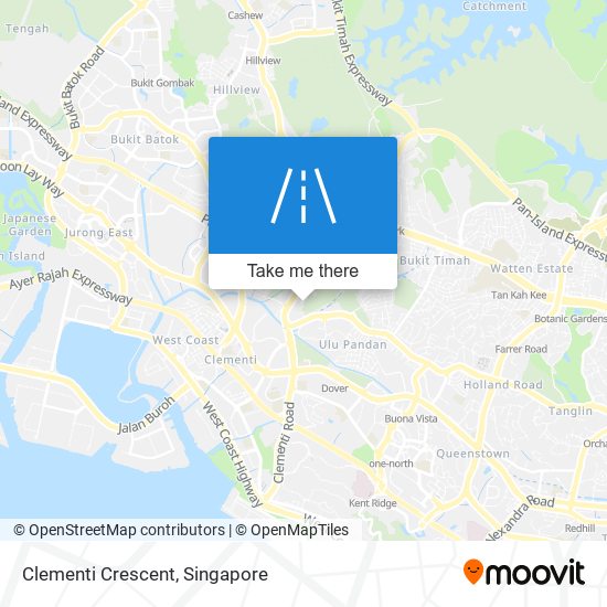 Clementi Crescent map