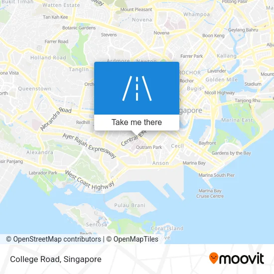 College Road地图