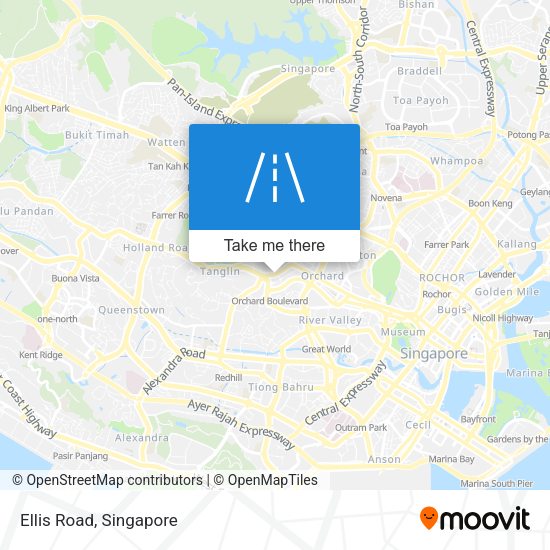 Ellis Road map